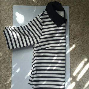Zara striped shirt with collar
